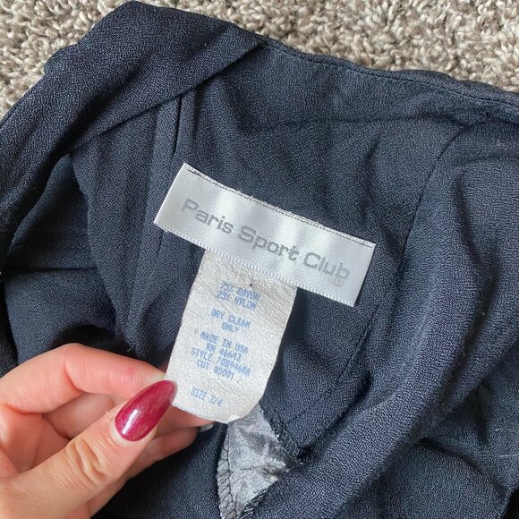 Vintage Black Halter Maxi Dress with Cut Out Back - Picture 6 of 6